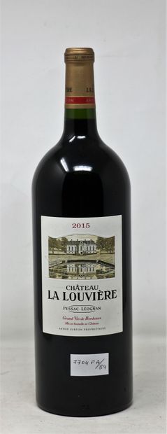 BORDEAUX Deux (2) magnums - Château La Louvière, 2015, Pessac-Léognan