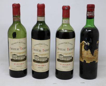 BORDEAUX Lot de quatre (4) bouteilles de Saint-Julien comprenant:

- Trois (3) bouteilles...