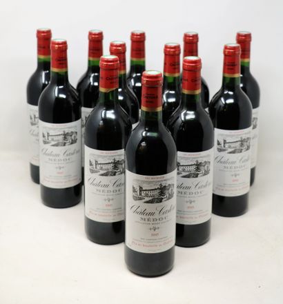 BORDEAUX Douze (12) bouteilles - Château Castera, 1995, Médoc cru bourgeois

CBO
