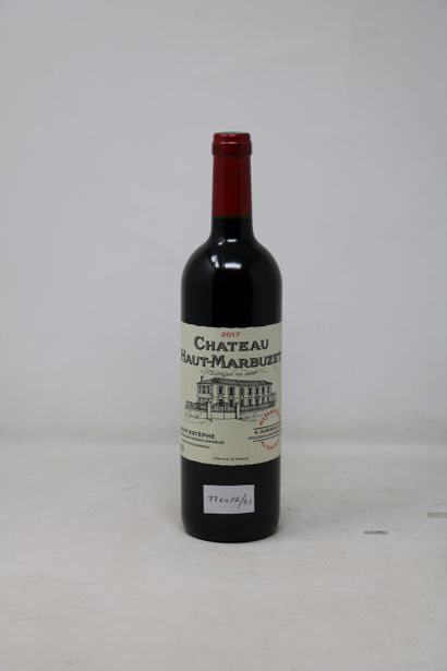 BORDEAUX Twelve (12) bottles - Château Haut-Marbuzet, 2017, Saint-Estèphe