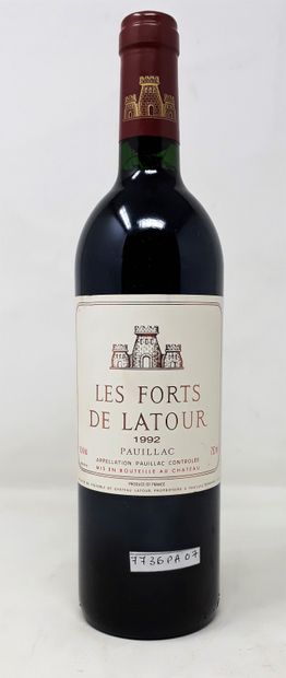 BORDEAUX One (1) bottle - Les Forts de Latour, 1992, Pauillac, Second wine of Château...
