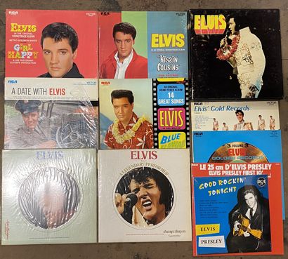 Rock & Roll Ten 33T records/case - Elvis Presley

American and French pressings

VG...