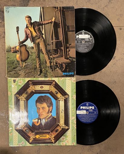 CHANSON FRANCAISE Deux disques 33T - Johnny Hallyday

VG à VG+; VG à VG+
