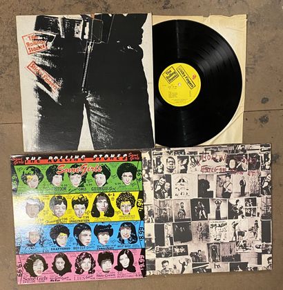 Pop 60/70 Three LPs - The Rolling Stones

- original French "Sticky Fingers": VG/VG+;...