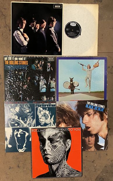 Pop 60/70 Six LPs - The Rolling Stones

including, first album, French edition 70's

VG+...