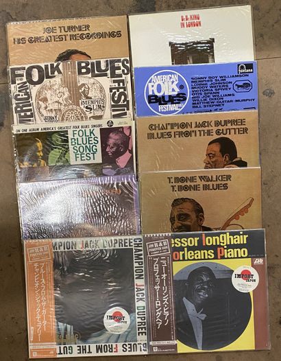 BLUES Dix disques 33T - Blues

Dont deux pressages japonais (emballés)

VG+ à NM;...