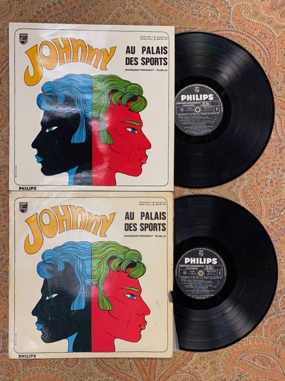 CHANSON FRANCAISE Un disques 33T - Johnny Hallyday "Au Palais des sports"

844721BY,...