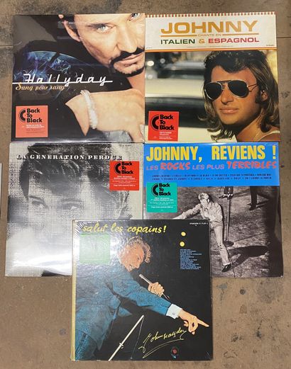 CHANSON FRANCAISE Five LPs - Johnny Hallyday

Back to Black" vinyl series

M; M (brand...