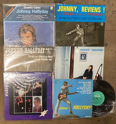 CHANSON FRANCAISE Six 25cm/33T records - Johnny Hallyday

VG+ to NM; VG to NM