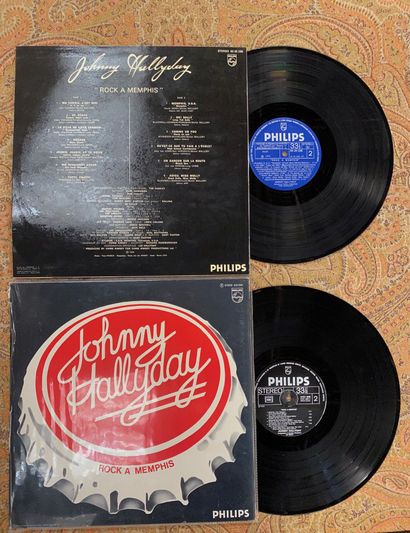 CHANSON FRANCAISE Three LPs - Johnny Hallyday "Rock in Memphis

French or Spanish...