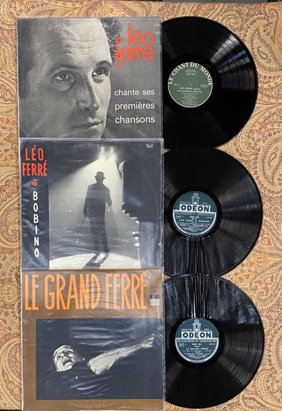 CHANSON FRANCAISE Trois disques 33T - Leo Ferré

Labels Odéon/Chant du Monde

EX...
