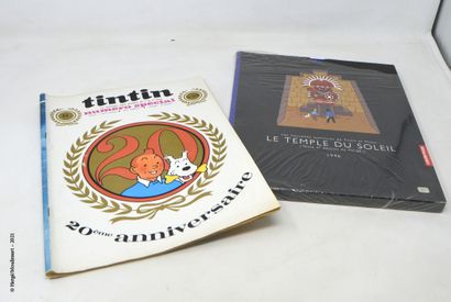 TINTIN HERGÉ/TINTIN

Lot comprenant : 

- Le Temple du Soleil, version intégrale...