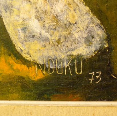 null NDUKU (XXth century) - Congolese school (Kasai Baluba)

"Mvidi Mukulu Nzambi...