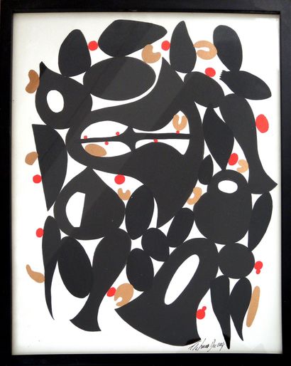 null Frédéric de LUCA (1949)

"Abstraction"

Gouache and India ink on paper, signed...