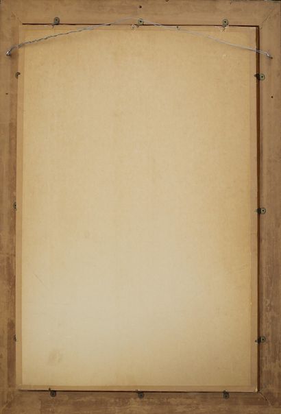 null Louis RAOELINA (XIX/XXe siècle) - Ecole malgache "Marchand de peaux de zébu"

Peinture...