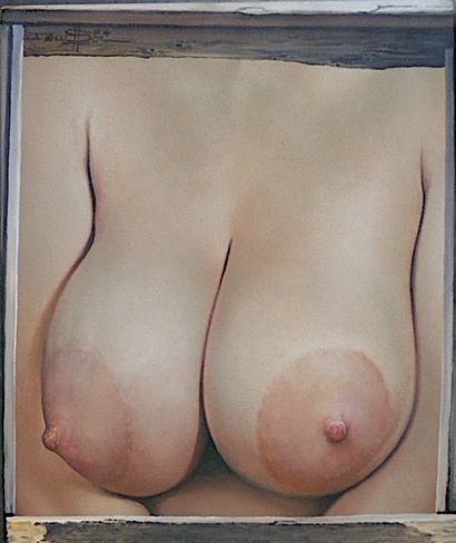 null Indonesian school, early 21st century

"Female breast"

Oil on canvas, signed...