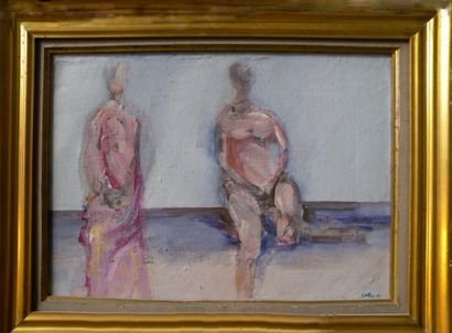 null Jacques COLAS-GUERIN (1927)

"Femmes assises devant la mer"

Huile sur toile,...