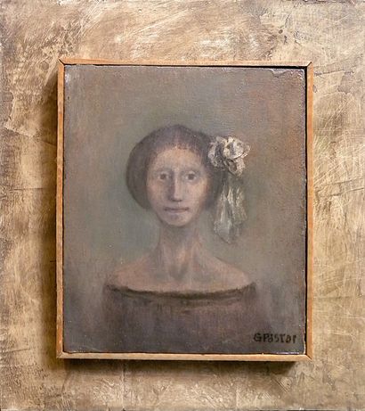 null Gilbert PASTOR (1932 - 2015)

"Portrait of a woman"

Oil on wood panel, signed...