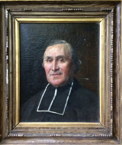 null School of the end of the XIXth century

"Portrait of a clergyman (member of...