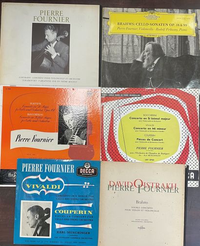 Pierre FOURNIER Six disques 25 cm/33T - Pierre Fournier/violoncelle, divers labels

VG...