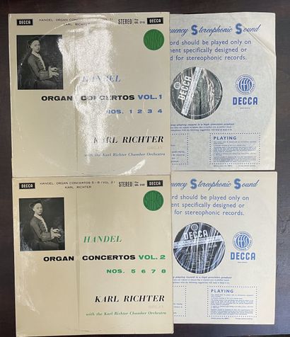 Karl RICHTER Deux disques 33T - Karl Richter/orgue, Label Decca

Georg Friedrich...
