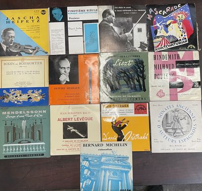 45T 13 x 7'' - Classical Music, various Performers, various Labels

VG to EX; VG...