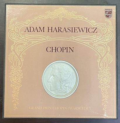 Adam HARASIEWICZ Un coffret ( 14 x 33T+livret) - Adam Harasiewicz/piano, Label Philips...