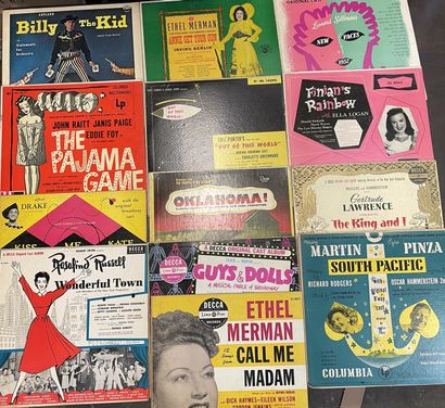 BOF 13 x Lps - Original Sundtracks for Old American Movies, various Labels

VG to...