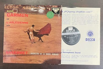 Ernest ANSERMET 1 x Lp - Ernest Ansermet/director, Decca Label

Georges Bizet

Ref...