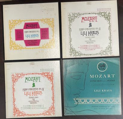 Lili KRAUSS 4 x Lps/boxes (Lps) - Lili Krauss/piano, various Labels

VG to EX; VG...