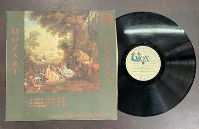 Vlado PERLEMUTER Un disque 33T - Vlado Perlemuter/piano, Label Pathé Vox, dédicacé...
