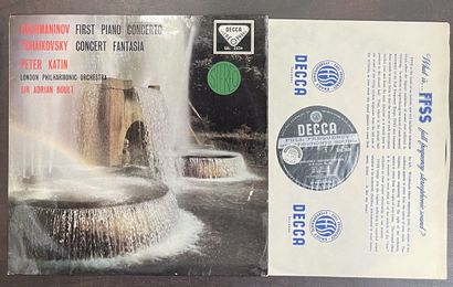 Peter KATIN Un disque 33T - Peter Katin/piano, Label Decca

Ref : SXL 2034 (stéréo)

VG...