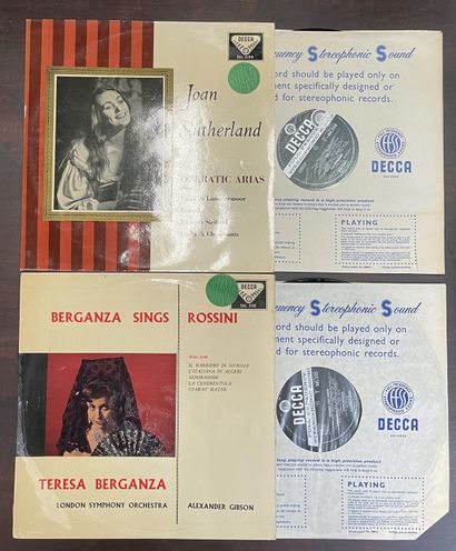 OPERA Deux disques 33T - airs d'Opéra, Label Decca

Ref : SXL 2132 et 2159 (stéréo)

VG+...