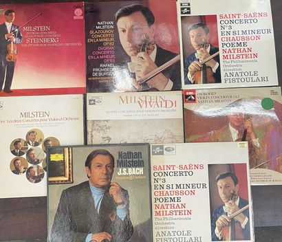 Nathan MILSTEIN 8 x Lps/box (Lps) - Nathan Milstein/violin, Capitol and Emi Labels...