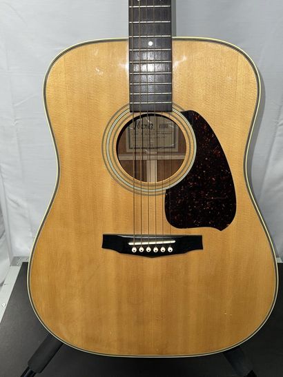 null GUITARE ACOUSTIQUE, IBANEZ

Bois vernis, n° 638, made in Japan

(très petits...