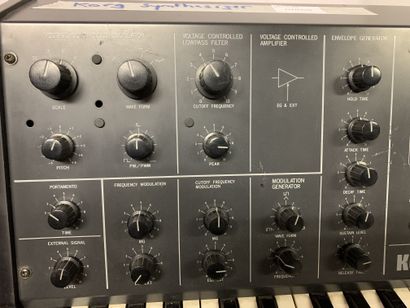 null SYNTHETISEUR, KORG SYNTHESIZER

N° 135618

(traces d'usure)