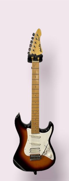 null GUITARE ELECTRIQUE, ARIA Pro II ST-01-3D

Sunburst, n°3010587, made in Korea

Bon...