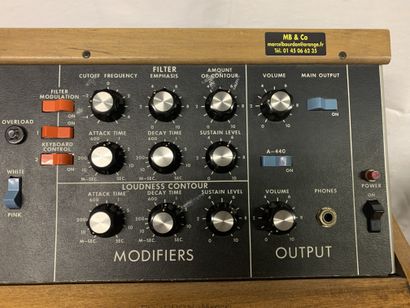 null SYNTHETISEUR ANALOGIQUE, MINIMOOG D

n° 7816

(traces d'usure)