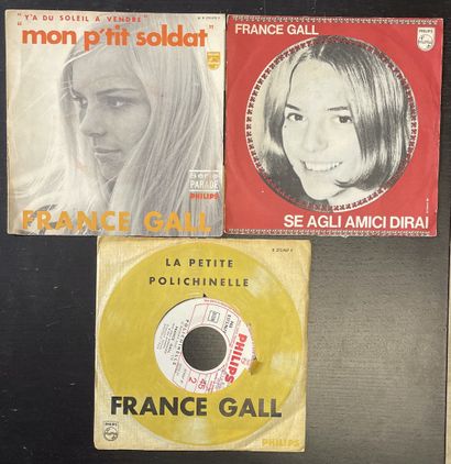 Chanteuses françaises Trois disques 45 T (dont Jukebox) - France Gall

VG à EX; VG...