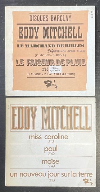 Chanteurs français Deux disques Ep/45 T promo - Eddy Mitchell

VG+ à EX; VG+ à E...