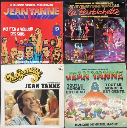 BANDES ORIGINALES DE FILMS Quatre disques 33 T - Bandes originales de films de Jean...