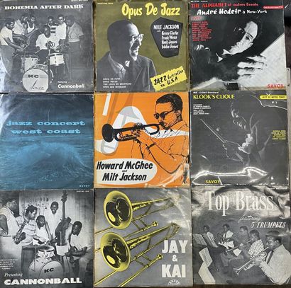 JAZZ Neuf disques 33 T - Jazz, label Savoy

Pressages originaux français

G à VG+...