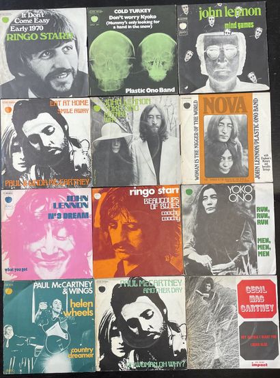 60/70's Douze disques 45 T - Interprètes des Beatles

VG à EX; VG à EX