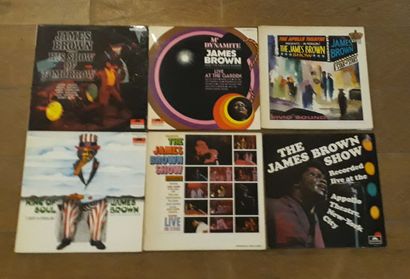 Soul/rhythm and blues Six disque 33 T - James Brown 

4 x pressages français et 2...