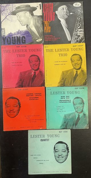 JAZZ Sept disques Ep - Lester Young

VG à EX; VG à EX