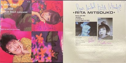 Dédicacé *Deux disques 33 T - Rita Mitsouko

Signé par les deux artistes

VG+ à EX;...