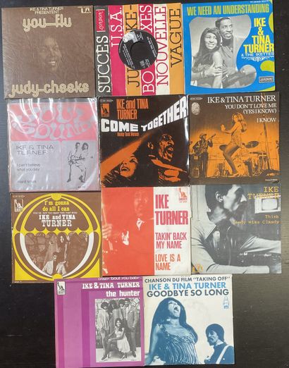 Soul/Funk Onze disques 45 T - Ike et Tina Turner

VG à EX; VG à EX