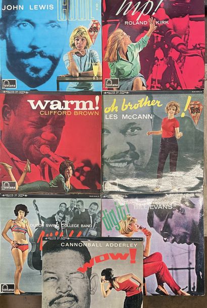 JAZZ Six disques 33 T - Jazz, série "Plaisir du Jazz", Label Fontana

VG à EX; VG...