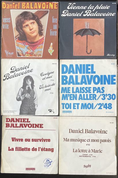 Chanteurs français Six disques 45 T (dont promo) - Daniel Balavoine

VG+ à EX; VG+...