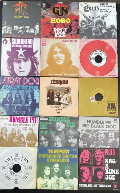 70's Quinze disques 45 T - Hard Rock 70's

VG+ à EX; VG+ à EX